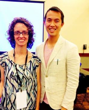 Wendy Stevens and Kevin Kao, piano teachers and piano lesson bloggers at NCKP 2013