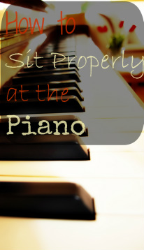 proper piano playing posture