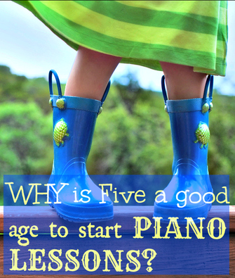 Why five is a good age to start piano lessons